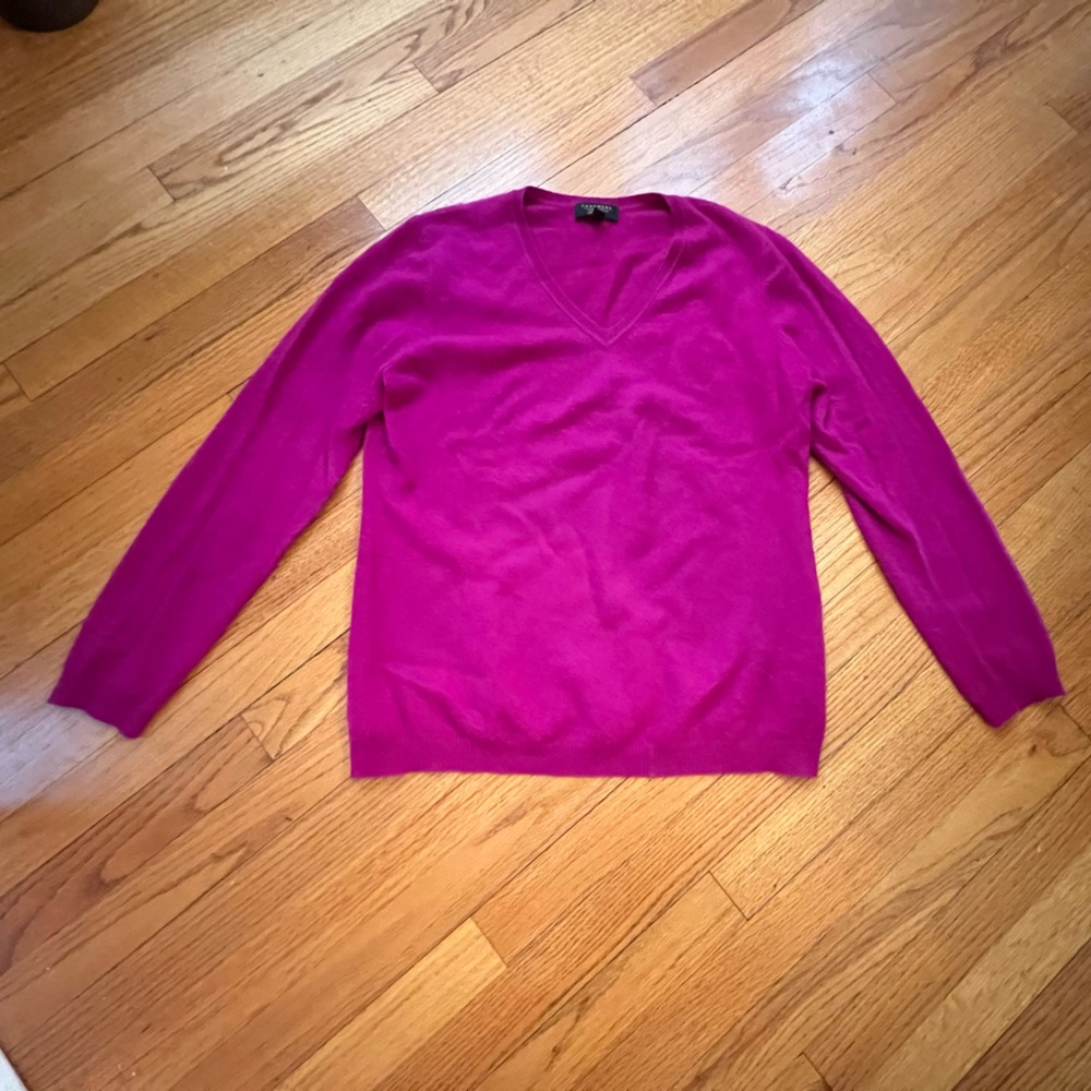Charter Club Fuchsia Cashmere Sweater